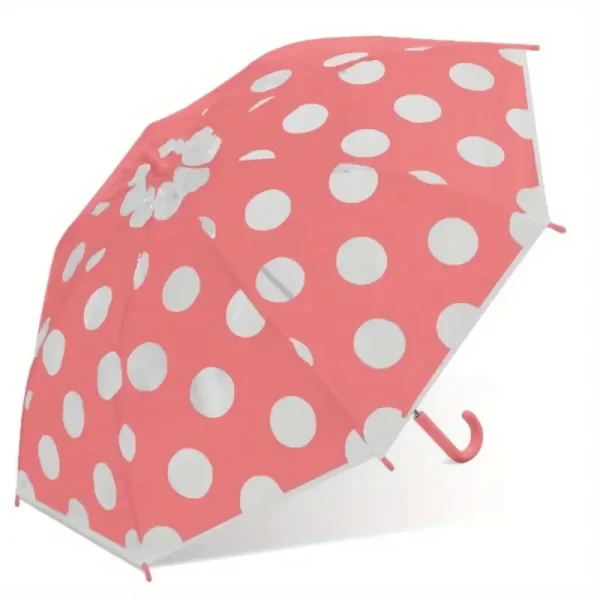 Youth 36" Windproof Umbrella with J-Handle - Cute and Durable, Easy to Hold, Manual Opening and Closing